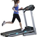 Treadmill with Auto Incline - 300 lb Capacity, 3.0HP Folding Electric Treadmill Up to 8.5 MPH Speed, Running Machine with 17.5" Wide Tread Belt and Bluetooth Speaker for Home Use