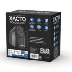 X-ACTO , SchoolPro Electric , Heavy Duty Electric for School, Classroom and Teacher Supplies, Perfect for Addition to Homeschooling Supplies, Black, 1 Count - Image 3
