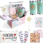 Best Teacher Gifts, Teacher Appreciation Gifts for Women, Christmas, Birthday Gifts, Back to School Gift, Thank You Gifts for New Teacher-20 oz Teacher Tumbler Set