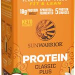 Sunwarrior Vegan Organic Protein Powder Plant-Based | 5 Superfood Quinoa Chia Seed Soy Free Dairy Free Gluten Free Synthetic Free Non-GMO | Vanilla 30 Servings | Classic Plus