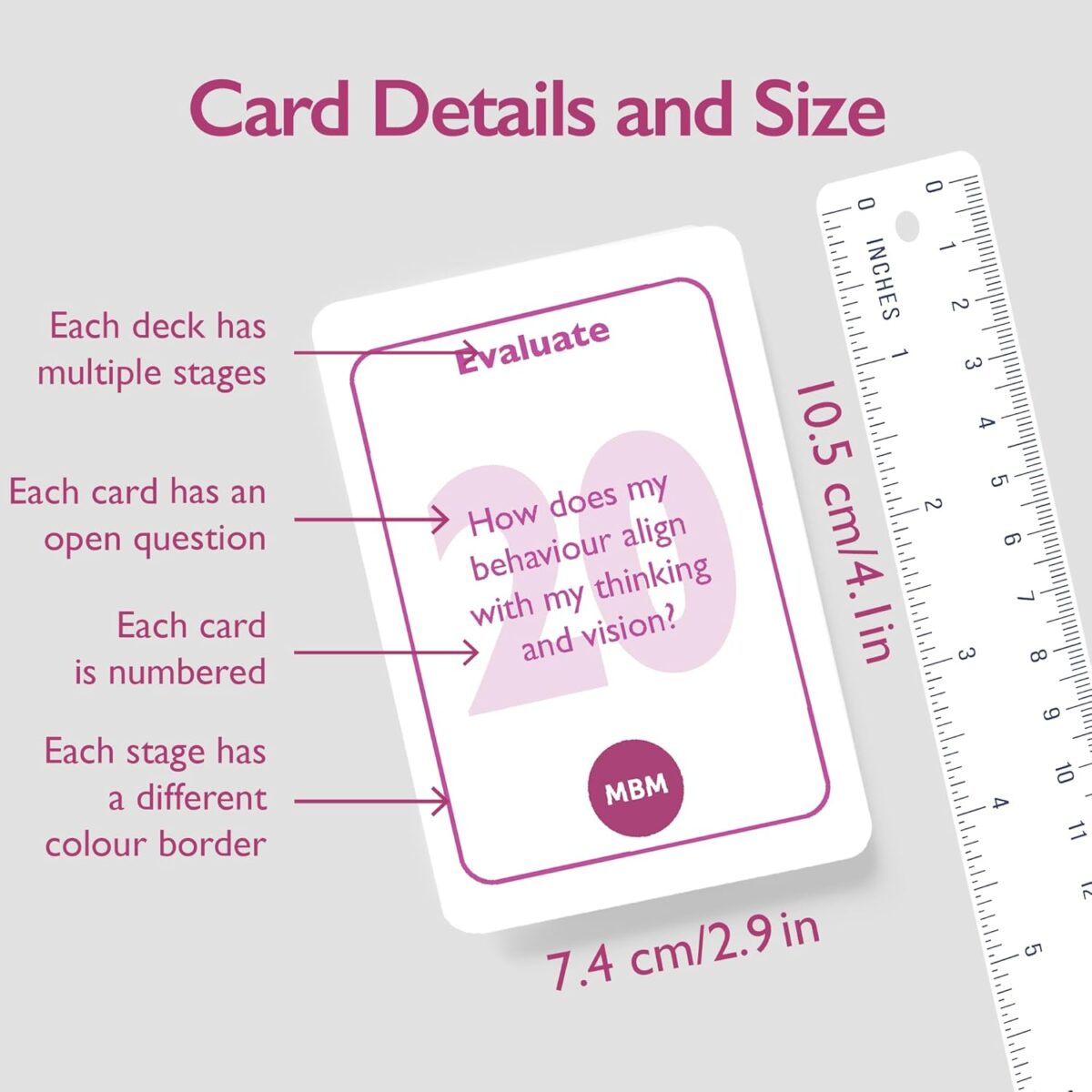 MBM 80 Leadership Coaching Cards. Confidence Building Flash Cards, Emotional Intelligence Conversation Starters & Coaching Tools for Managers - Image 5