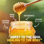 Fischer's 100% Organic Honey, USDA Certified, 24 oz Squeeze Bottle – Pure, Unfiltered, Raw Honey – All-Natural Sweetener – Rich Flavor Profile, Natural Honey Packed with Nutrients - Image 4