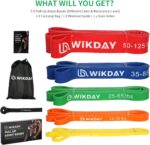 Resistance Bands, Pull Up Bands, Workout Bands for Exercise, Thick Heavy Resistance Band Set with Door Anchor, Elastic Bands for Body Stretching, Crossfit Training at Home/Gym Men & Women Women - Image 2