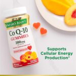 Nature's Bounty CoQ10 Gummies, Supports Heart Health, CoQ10 200mg, Peach Mango Flavor, 60 Count - Image 4