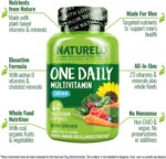 NATURELO Mens Multivitamins - One Daily Multivitamin for Men with Vitamins, Minerals & Organic Whole Foods, Boost Energy & Health, Non-GMO, 60 Vegetarian Capsules - Image 6
