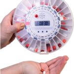 Auto Pill Automatic Pill Dispenser - 28 Compartments - Portable - White