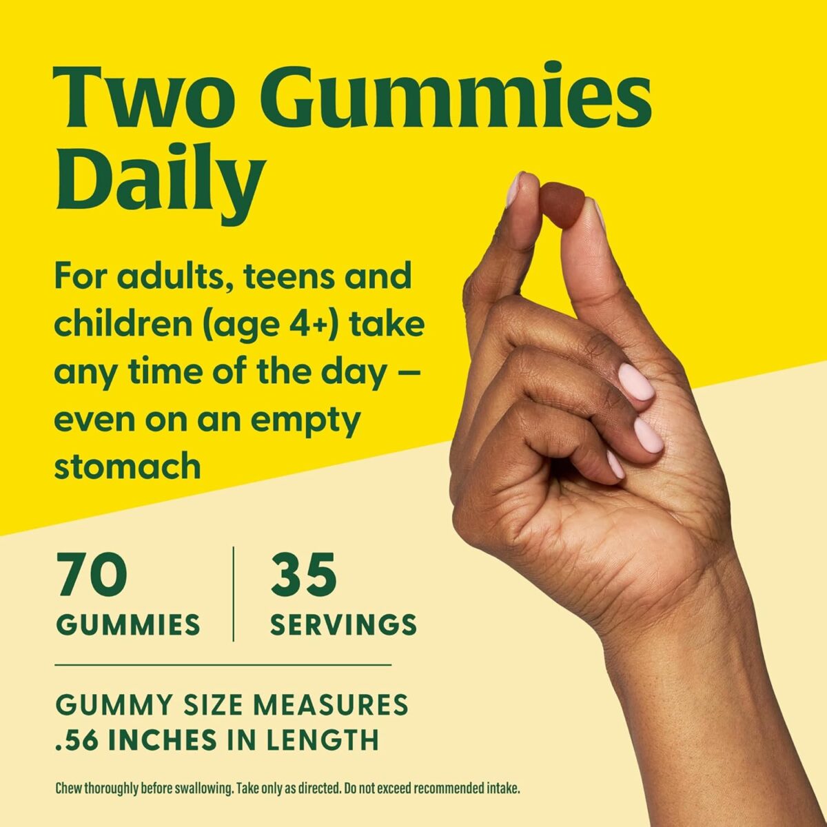 MegaFood C Defense Daily Immune Support Supplement - Chewable Vitamin C Gummies, Tangy Citrus Flavor, Made with Real Food Like Orange & Cranberry, Vegan, Gluten-Free - 70 Gummy Vitamins, 35 Servings - Image 6