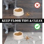 Dog Food Mats for Floors Absorbent, Pet Cat Food Mat - Quick Dry Dog Bowl Mats for Food and Water, Eco-Friendly Boho Pet Supplies - Image 3