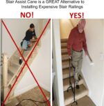 Stair Assist Cane – Less Effort Going Up, Less Impact Coming Down - Image 4