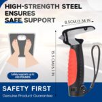 4 in 1 Car Door Handle Assist for Elderly 2PCS - Multifunction Car Transfer Aid - Help Elderly Get Out of Car, Auto Cane Portable Vehicle Support Handle for Seniors, Handicapped, Max 450 Pounds - Image 5