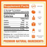 Zammex Pure Grass Fed Beef Bone Broth Protein Powder,20g Protein, Hydrolyzed Collagen Supplement for Healthy Skin,Nails,Hair,Joints, Non-GMO,Gluten Free,Paleo & Keto Friendly, Great in Soup - Image 3