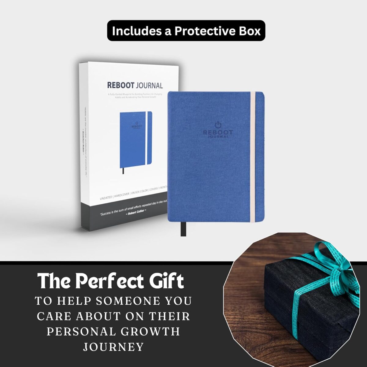 The Reboot Journal - Habit Journal for Building Positive Life Changing Habits - Guided Daily Self Improvement Blueprint with Habit Tracker - Accelerate Your Personal Growth - Undated Wellness Journal - Image 6