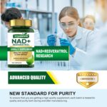 NAD+ Supplement 2000 mg - 120 Capsules True NAD+ & Resveratrol, NMN Alternative Supports Anti-Aging, Cellular Energy & Repair, Metabolism & Brain Boost for Men & Women - Image 5