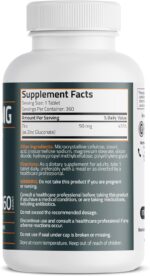 Bronson Zinc 50 MG High Potency One Year Supply Supports Immune, Antioxidant & Skin Health - Non-GMO, 360 Vegetarian Tablets - Image 2