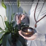 Artcome 7PCS Tibetan Meditation Set - Tibetan Singing Bowl & Tibetan Tingsha Cymbals Bells Handmade in Nepal for Meditation, Yoga, Tranquility, Relaxation, Chakra Healing, Stress Relief & Mindfulness - Image 3