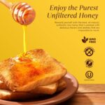 100% Raw Unfiltered Honey, Bulk by Pure Southern Honey [ 3 lb] - Authentic, USA - Made Gallberry Honey - Pure Unheated - Non - GMO, Unsweetened, Sugar - Free, USA Made - Pour Jug With Flip Top (3 lb) - Image 4