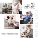 Caregiver Pager, Wireless Call Button for Seniors/Elderly at Home, 1 SOS Button + 1 Receiver Medical Life Alert System, Emergency Panic Call Bell, Help Alarm for Nurse Calling & Patient Assistance - Image 5
