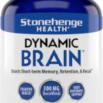 Stonehenge Health Dynamic Brain Supplement – New Formula with BacoMind for Memory Acquisition, Retention, & Recall with 40 Unique Nootropic: Choline, Phosphatidylserine, and Huperzine A