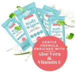 Body Wipes (5 Packs) 50 XL Shower Wipes Body Wipes for Adults Bathing, Traveling, Camping, Gym, Car, Elderly, Bedridden - Bath Wipes - Disposable Washcloths for Adults No Rinse - Image 6