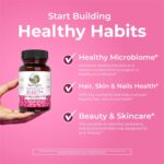 MaryRuth Organics Probiotic Beauty Capsules | Collagen Boost | 1 Month Supply | Vegan Collagen & Probiotic Capsules for Hair, Skin, and Nails | with Biotin for Adults | Non-GMO | 60 Count - Image 5