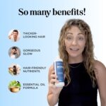 Rosemary and Biotin Shampoo for Thinning Hair - Vegan Volumizing Shampoo for Fine Hair with B Vitamins Argan Oil & Tea Tree Essential Oil - Paraben Silicone and Sulfate Free Vegan Formula (8 Fl Oz) - Image 3