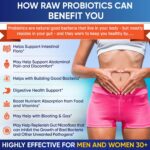 Wholesome Wellness Organic Raw Probiotics 100 Billion CFU, Dr Formulated for Women and Men, Complete Adult Supplement with Prebiotics and Digestive Enzymes; 30 Capsules, Shelf Stable - Image 4