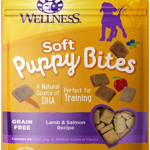 Wellness Natural Pet Food Grain Free Puppy Training Treats, 2 Pack