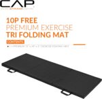 CAP Barbell All Purpose Folding Anti Tear Exercise Training Aerobic Fitness Gym & Gymnastics Balance Mat | Multiple colors - Image 2