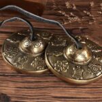 Handmade Nepal Tingsha Bell for Meditation and Sound Healing, 2.5"Meditation Bell, Authentic Percussion Instrument for Relaxation and Mindfulness - Image 8