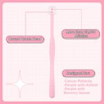 2 PCS Chemotherapy Must Have Toothbrush for Sensitive Mouths Chemo Care Package for Women Comfort Items Chemo Patients Spinning Toothbrush Oral Supplies(Pink) - Image 6