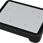 SOYO Mobility One Step Stool, Heavy Duty Indoor Outdoor Non-Slip Small Step Platform Assistive Device for Adult Elderly, Standing Support and Step Riser for Car, Bed, Door, Stair, Bathroom, Black-Gray