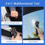 SYMYNELEC Car Door Handle for Elderly: Non-Slip Grip and Sturdy Assist Support - Fits Most Vehicles for Easy Getting in and Out of Car - Helpful for Seniors Handicapped Pregnant Women Children 2Packs - Image 2