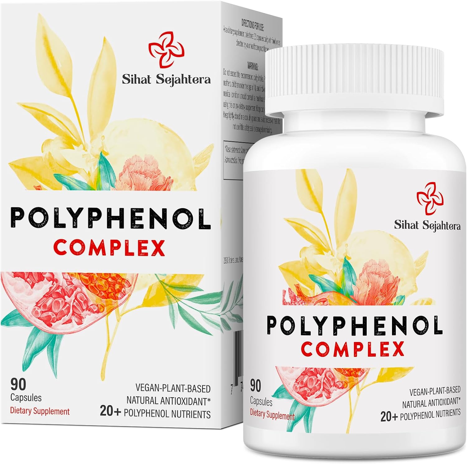 71g79yBRqL._AC_SL1500_.jpg 67,500 MG Polyphenols Supplement - Powerful Antioxidants & Polyphenol for Age Defense, Polyphenol Superfood, Quercetin, Resveratrol, Green Tea, Plant-Based & Energy, Immune Support, 90 Capsules - Image 1