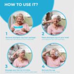 Scrubzz Shampoo Caps No Rinse for Elderly and Bedridden Patients, Rinse Free Shampoo Caps for Post Surgery and Hospital Stays, Waterless Hair Washing Shower Caps - 6 Pack - Image 6