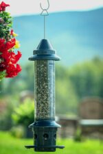 Squirrel Buster Plus Squirrel-proof Bird Feeder w/Cardinal Ring and 6 Feeding Ports, 5.1-pound Seed Capacity, Adjustable, Pole-mountable (POLE ADAPTOR SOLD SEPARATELY), Green - Image 6