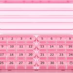 Zoksi Monthly Pill Organizer 1 Time a Day, 30 Day Pill Box Organizer Once a Day, One Month Large Pill Case for Travel, 31 Day Daily Medcine Container for Vitamins, Supplement & Medication (Pink)