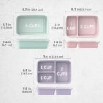 Bentgo Prep 60-Piece Meal Prep Kit - Reusable Food Containers 1-Compartment, 2-Compartment, & 3-Compartments for Healthy Eating - Microwave, Freezer, & Dishwasher Safe (Floral Pastels) - Image 7