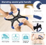 4pc Mobility Standalone Kit:Car Door Assist Handle for Elderly & Adjustable Standing Aid Safety Handle & Liberty Lift Assist with Hook Gift for Seniors, Disabled, Pregnant to Convenient Travel - Image 5
