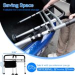 Toilet Safety Rails & Frames for Seniors,330 LBS Adjustable Foldable Toilet Safety Frame with Arms,Stand Alone,Stand Up Assistat for Seniors,with Sack,Fit Any Toilet,Easy Installation - Image 4