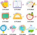 30 Pack Teacher Sticky Notes - Teacher Notepads Book Pencil Ruler Shaped Set Self Sticky Writing Memo Pads Page Marker for Teacher Appreciation Gift Back to School Supplies Office Supplies - Image 2