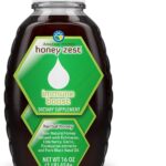 Amazing Herbs Raw Natural Honey - Herbal Honey Infused with Echinacea, Elderberry, Garlic, Eucalyptus Extracts & Pure Black Seed Oil, Non GMO, Gluten Free - Honeyzest Immune Boost, 16 Fl Oz