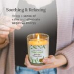 Magnificent 101 Long Lasting Pure Sage Scented Smudge Candles | 6 Oz - 30 Hour Burn | All Natural Soy Wax Candle with Essential Oils for House Energy Cleansing, Purification & Manifestation - Image 4