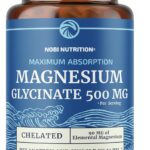 Magnesium Glycinate 500mg | Chelated for High Absorption | Muscle Relaxation, Bones, Heart, Nerve, Sleep & Calm Support for Women & Men | Magnesium Chelate Supplement & Bisglycinate Complex | 120ct