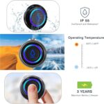 Caregiver Pager, Wireless Call Button for Seniors/Elderly at Home, 1 SOS Button + 1 Receiver Medical Life Alert System, Emergency Panic Call Bell, Help Alarm for Nurse Calling & Patient Assistance - Image 4