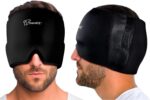 TheraICE Migraine Relief Cap, Soothing Headache Hat Ice Pack Mask, Face Cold Compress Cooling Gel Head Wrap Products for Tension, Stress & Hangover - Image 2
