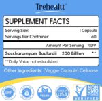 Saccharomyces Boulardii Probiotics 200 Billion CFUs, Clinically-Studied Probiotic for Women & Men Yeast for Intestinal, Gut, Immune & Digestive Health, Acid Resistant & Shelf-Stable, 60 Days Supply - Image 8