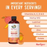 MaryRuth Organics Liquid Multivitamin Lustriva® Hair Growth for Women| Biotin 10000mcg | Vitamin D, B |Clinically Tested for Thicker Hair, Wrinkles, Fine Lines, Skin Care| Ages 18 | 15.22 Fl Oz - Image 7