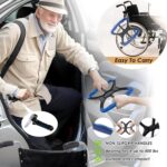 4pc Mobility Standalone Kit:Car Door Assist Handle for Elderly & Adjustable Standing Aid Safety Handle & Liberty Lift Assist with Hook Gift for Seniors, Disabled, Pregnant to Convenient Travel - Image 4