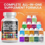 Clean Nutraceuticals Ceylon Cinnamon Turmeric Apple Cider Vinegar Ginseng Berberine Plus Bitter Melon Gymnema Milk Thistle Fenugreek - Image 2