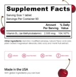 EZ Melts B12 Sublingual Vitamin 2,500 mcg, Methylcobalamin, Sugar-Free, 3-Month Supply - Image 2